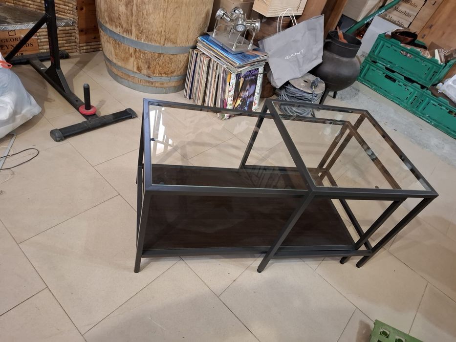 mesa de encaixar vidro