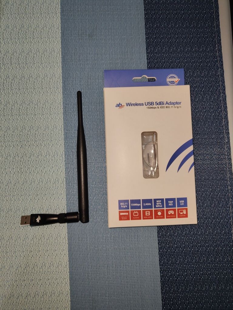 CRYPTOBOX AB WI FI Adapter do dekodera Sat CryptoBox AB Adapter WI-FI