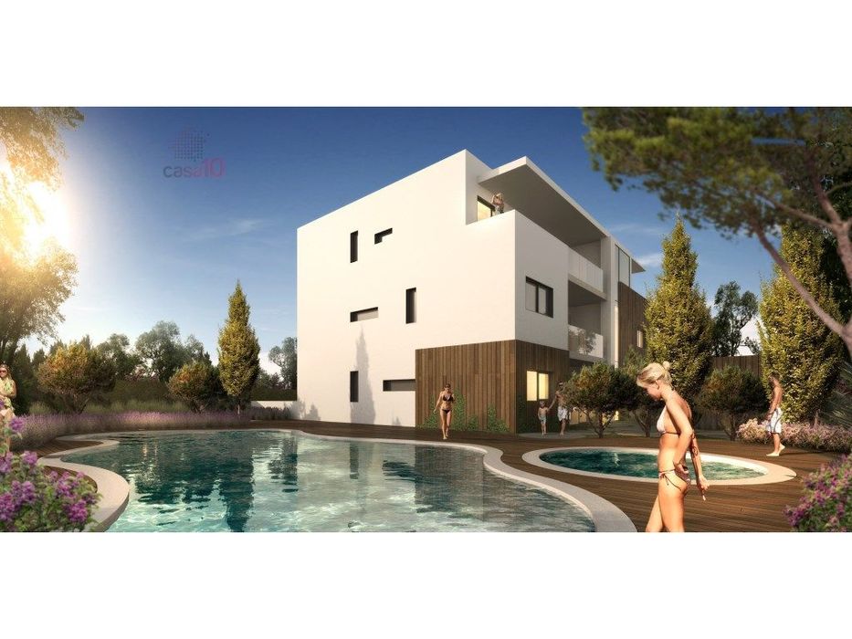 Apartamento T1 para venda em Condomínio Fechado com Piscina, na Nazaré