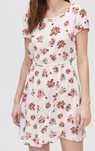 Letnia sukienka wiskoza kwiaty Cropp 38 M