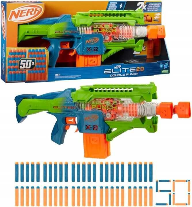 wyrzutnia Karabin NERF Elite 2.0 Double Punch POWYSTAWOWY