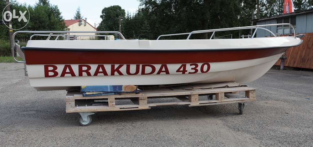Łódź wiosłowa motorowa BARAKUDA 430