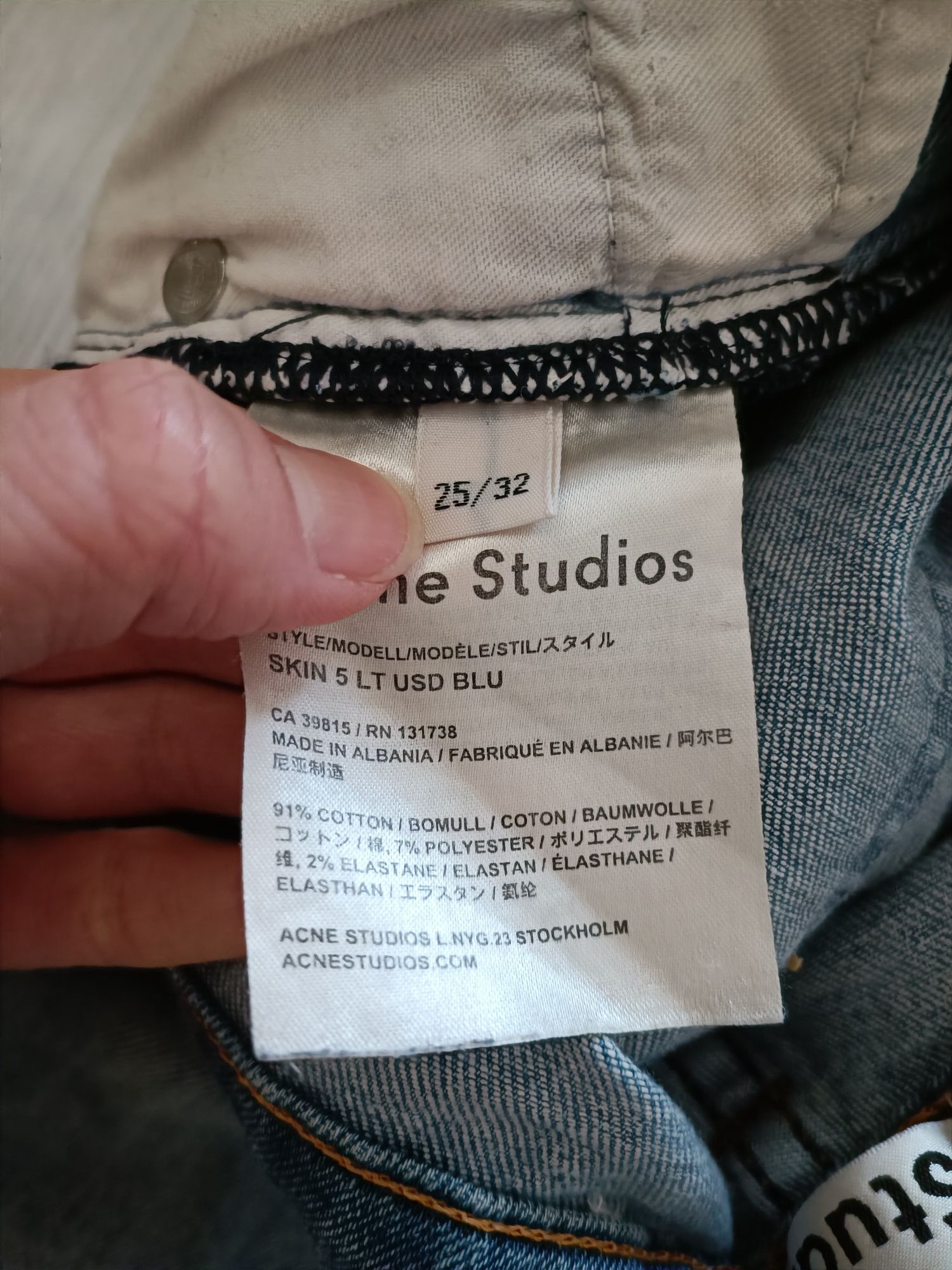 Spodnie jeansowe damskie Acne studios r.25/32