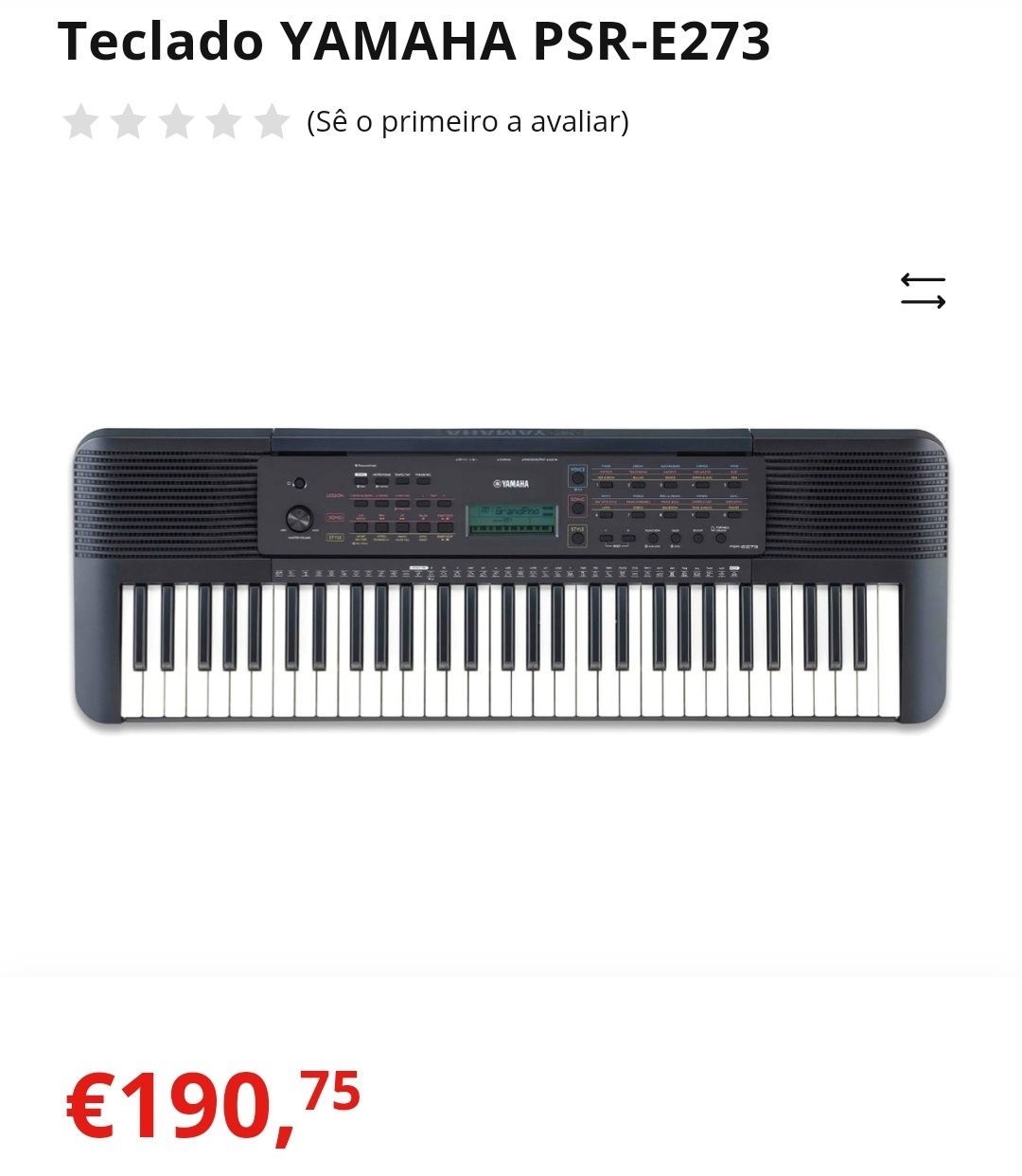Yamaha PSR-E273 piano