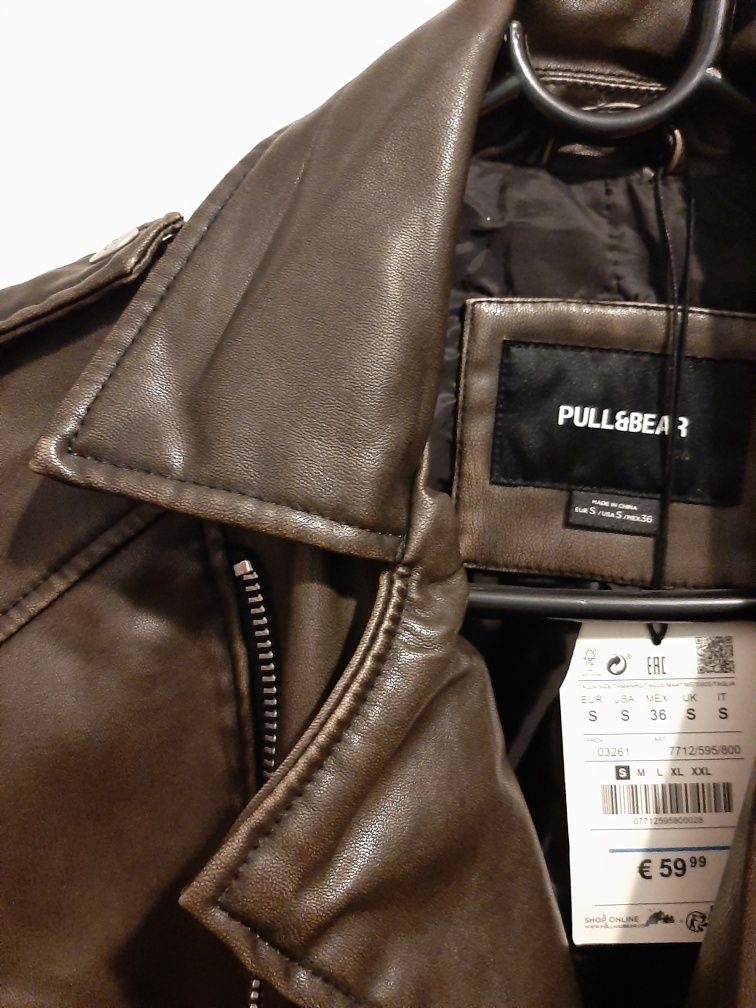 Kurtka na wiosnę / ramoneska PULL&BEAR rozmiar S (36)