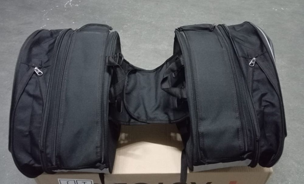 Alforges / Malas Laterais Semi Rígidos Extensíveis (NOVOS )