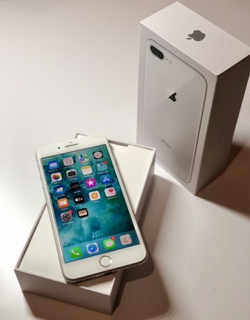 iPhone 8 plus 64gb silver / Neverlock / Идеальное состояние