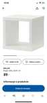Regal kallax ikea jeden kwadrat nowy