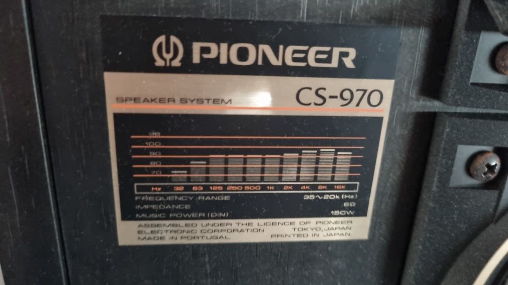 Colunas Pioneer CS-970