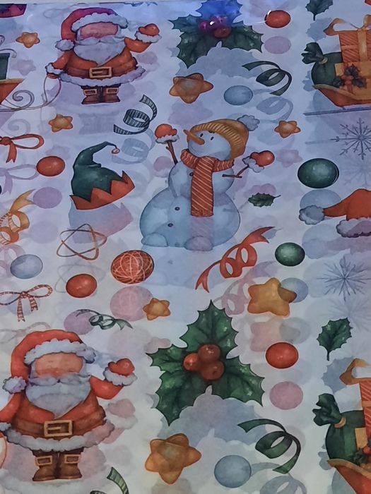 10 folhas papel seda , bonecos de neve, Natal