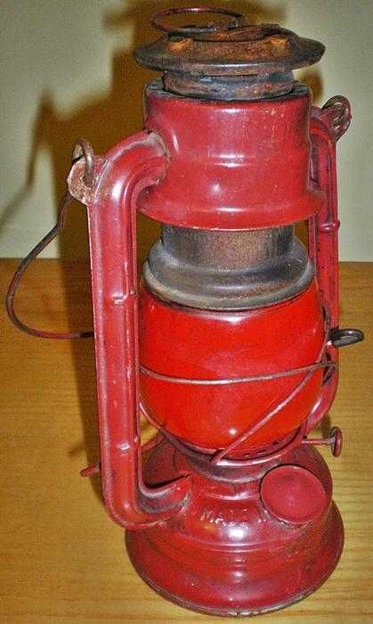 Lampa naftowa czerwona - JUPITER 1