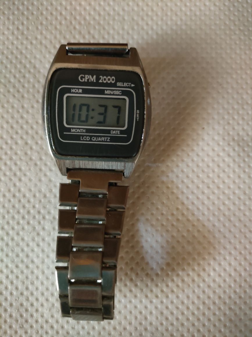 Zegarek vintage gmp 2000 LCD dla kolekcjonera
