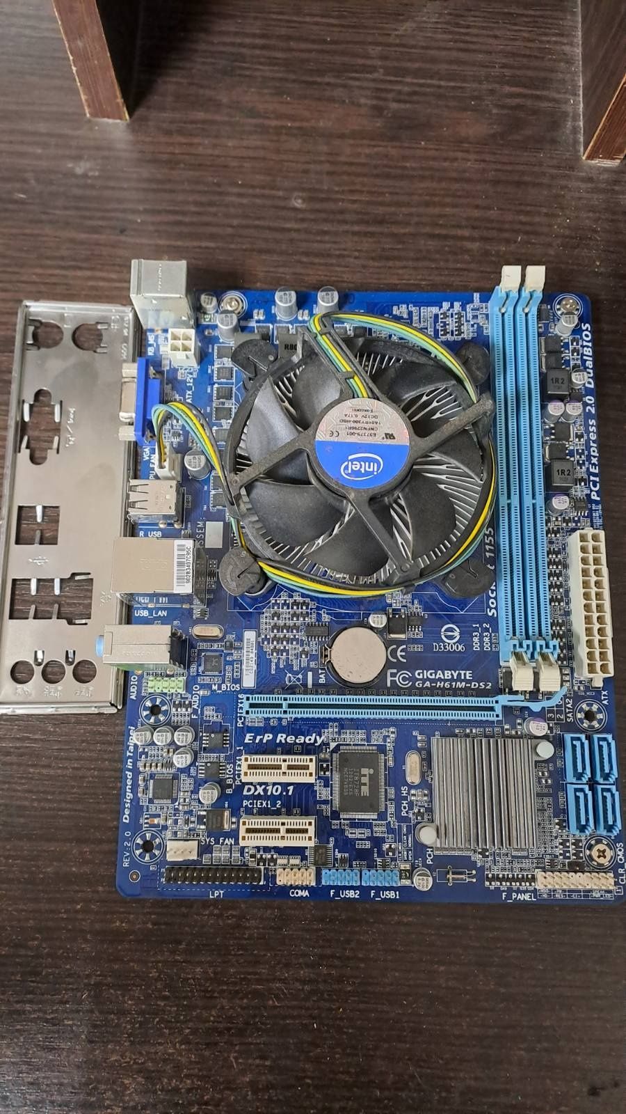 ОПТ від 10 шт, материнська плата 1155 +CPU, 1155, GIGABYTE GA-H61M DS2