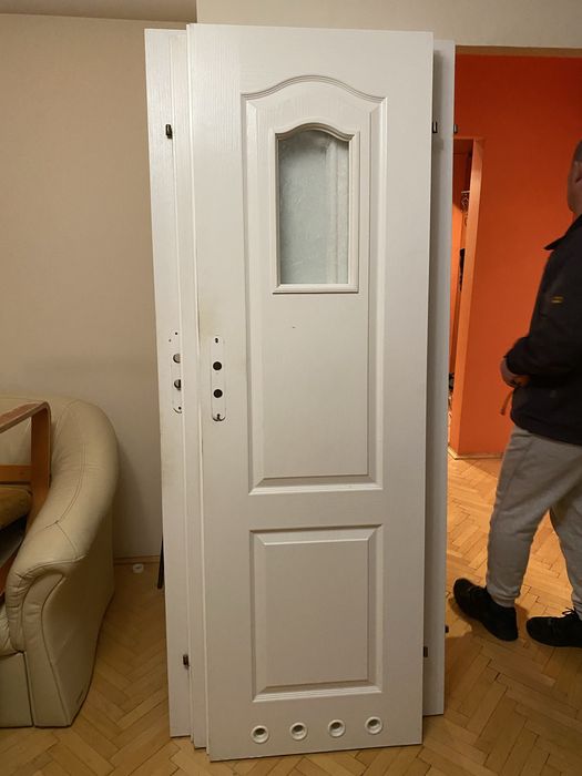 Drzwi lazienkowe biale