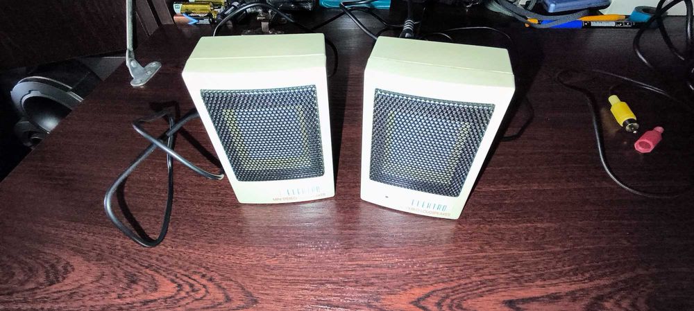 РОЗПРОДАЖ:стерео колонки+зарядний(2в1),(1995,зі США,нові,робочі)222грн
