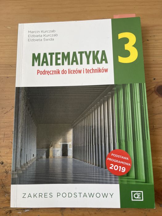 Podrecznik do matwmatyki klasa 3