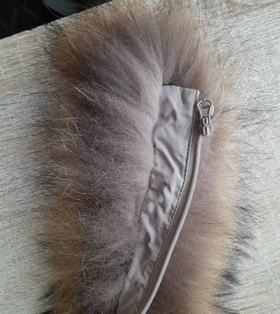 Futerko naturalne obszycie kaptura 61cm