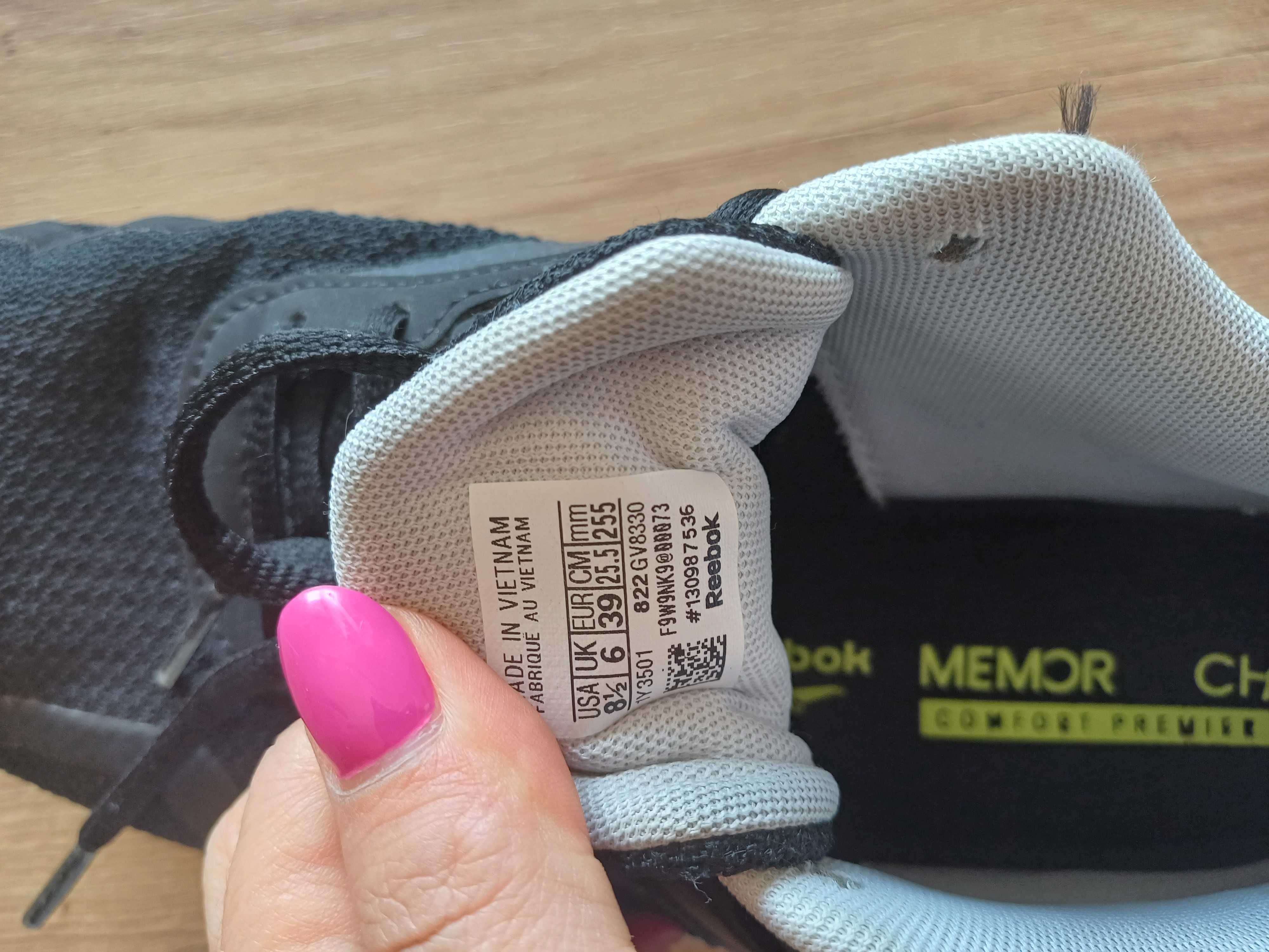 Buty reebok r 39, czarne