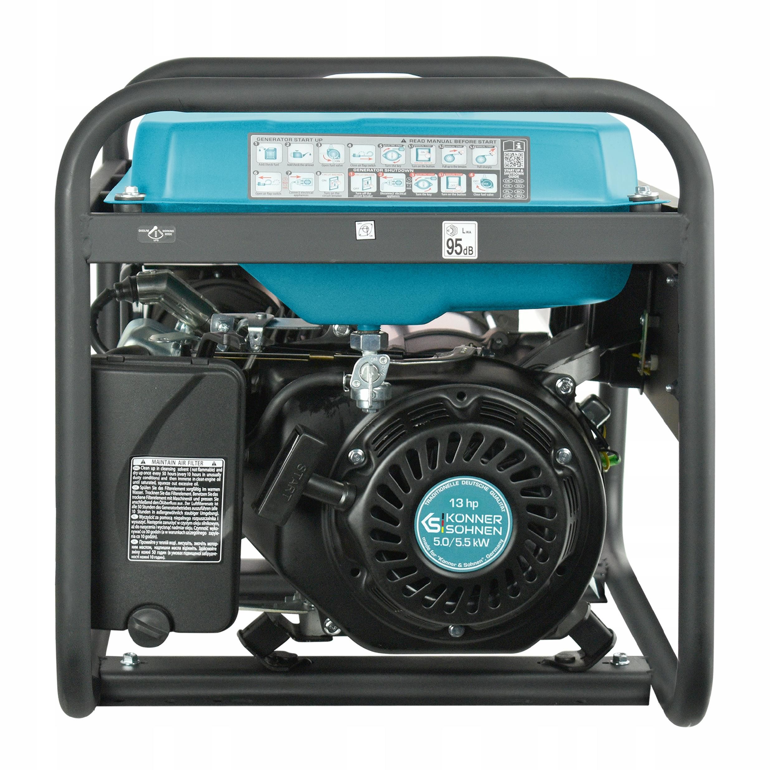 Agregat generator prądu benzynowy ks 7000eats 230 [BUD238]