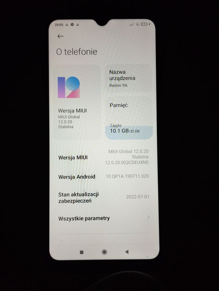 Uszkodzony telefon Redmi 9A