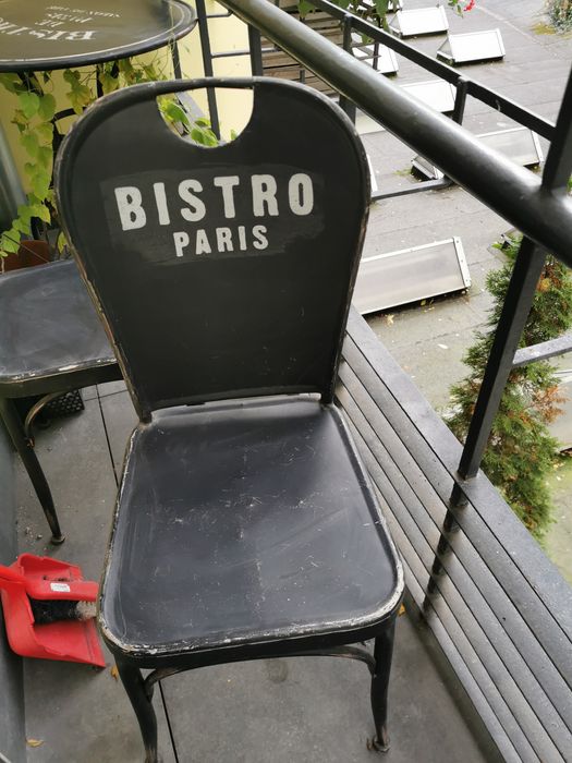 Meble ogrodowe krzesła + stolik