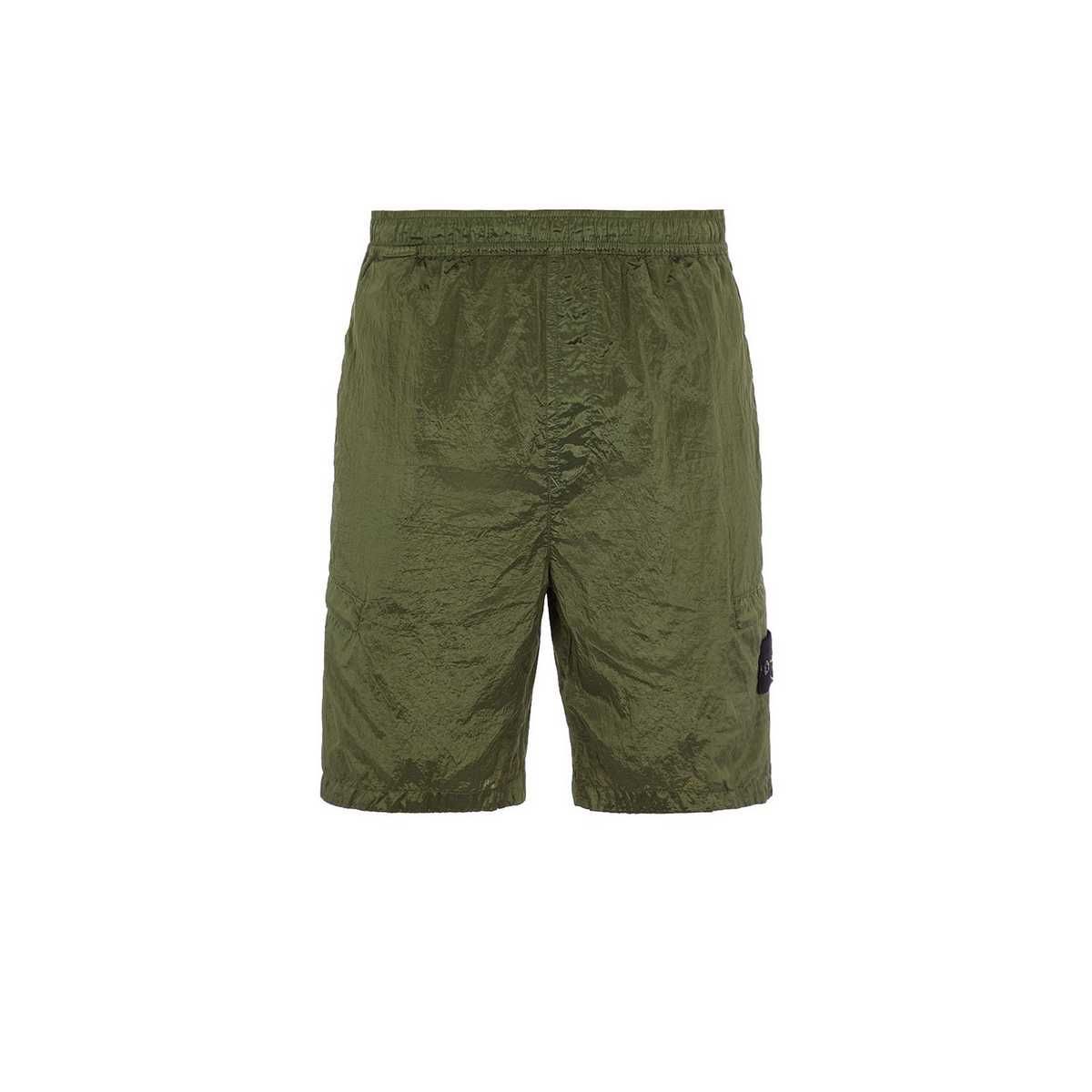 Шорти STONE ISLAND L1721 Nylon Metal Bermuda Olive