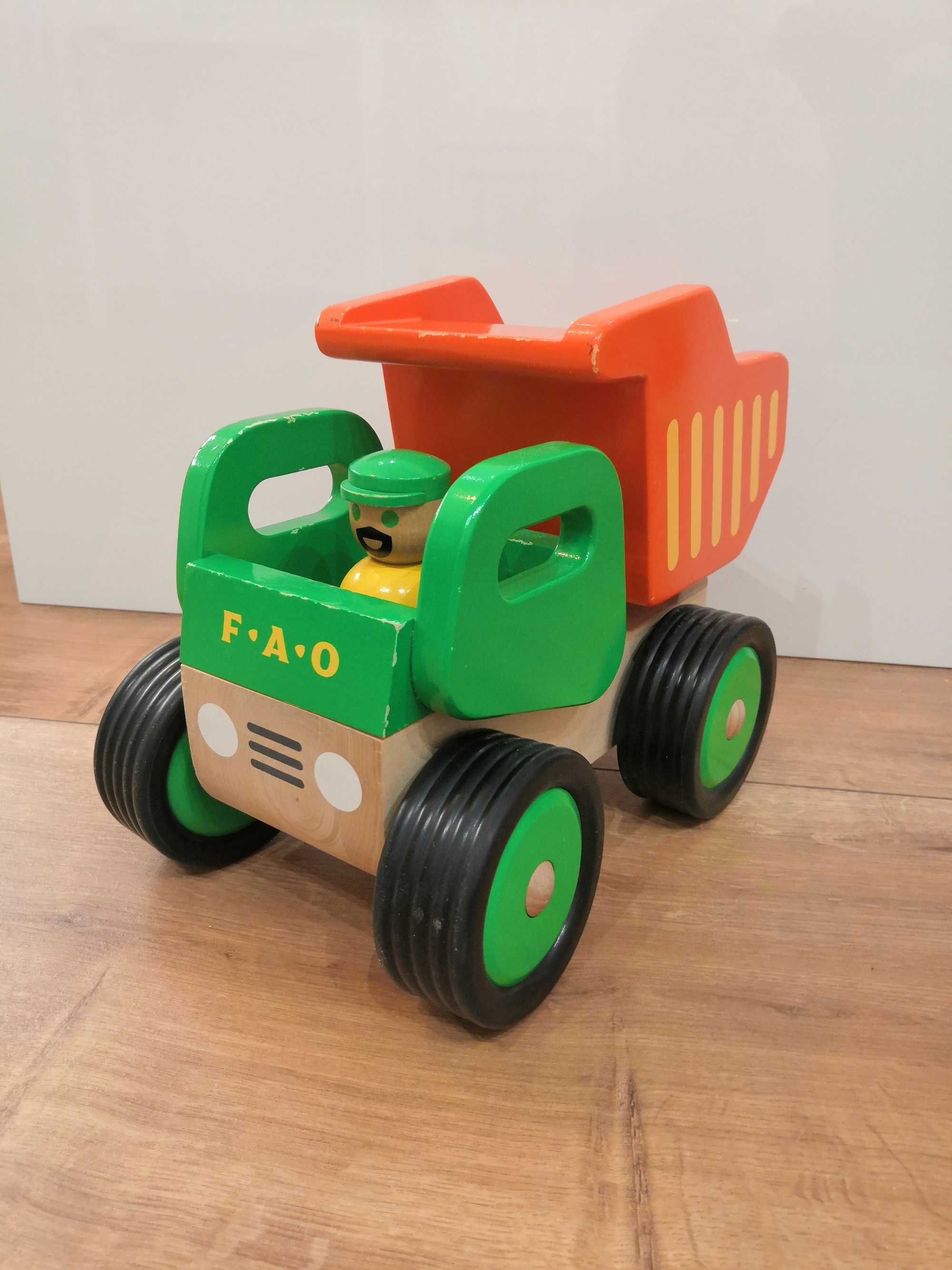 Samochód drewniany ciężarówka  FAO schwarz
