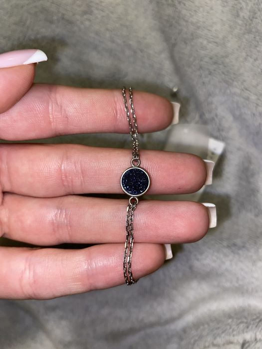 Серебряные браслет 925 проба ,ночное небо