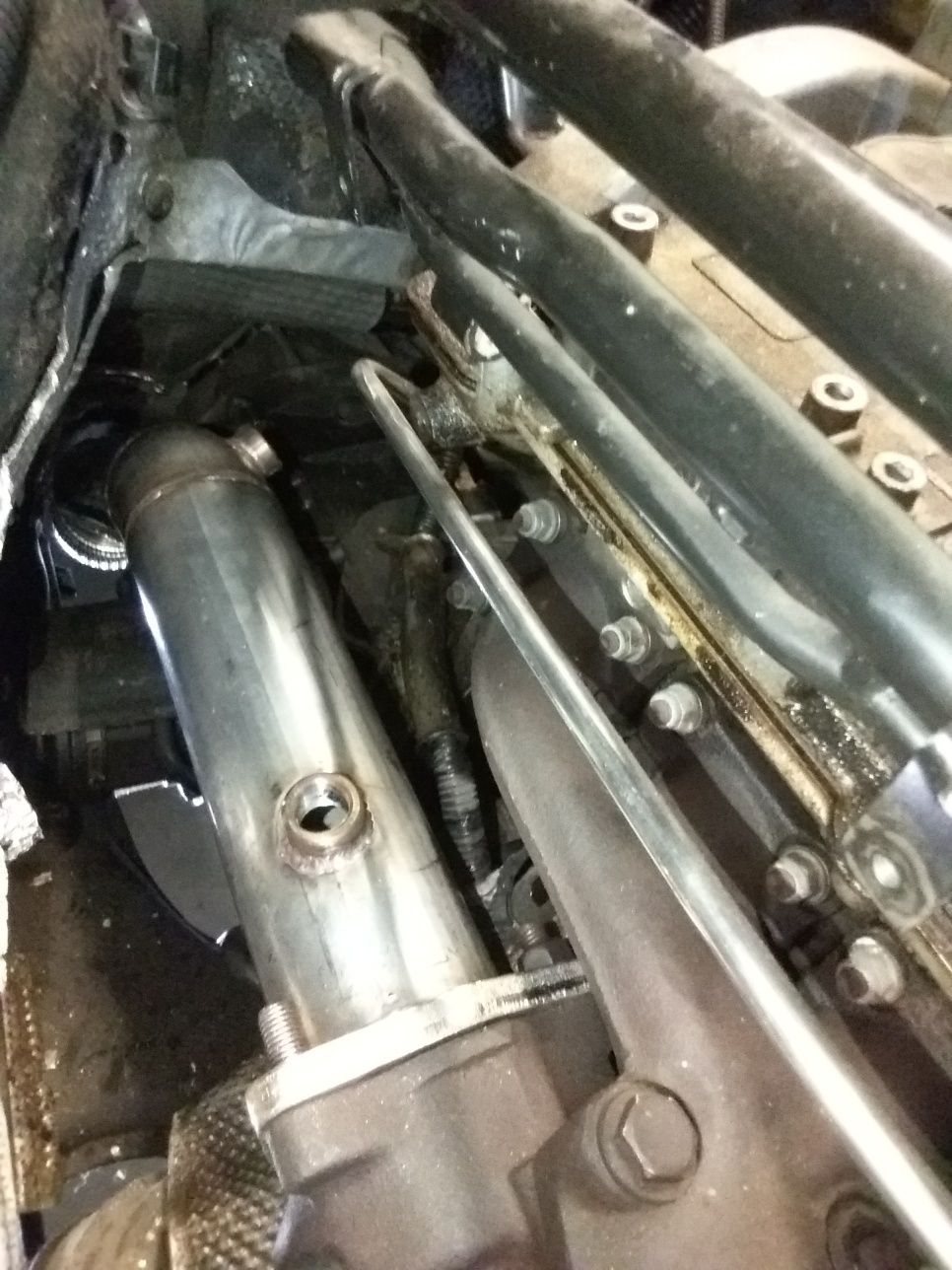 Long dp downpipe wydech  a4 b6 b7 1.8t