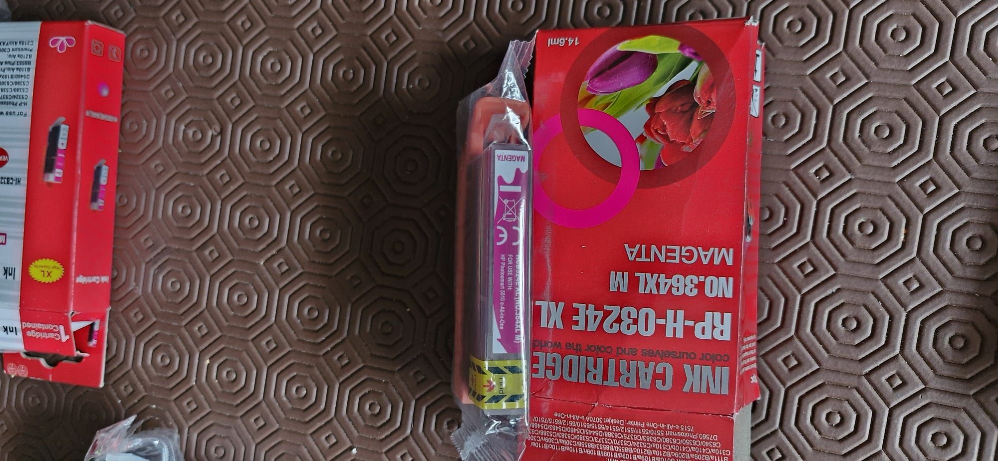 6 tinteiros de impressora