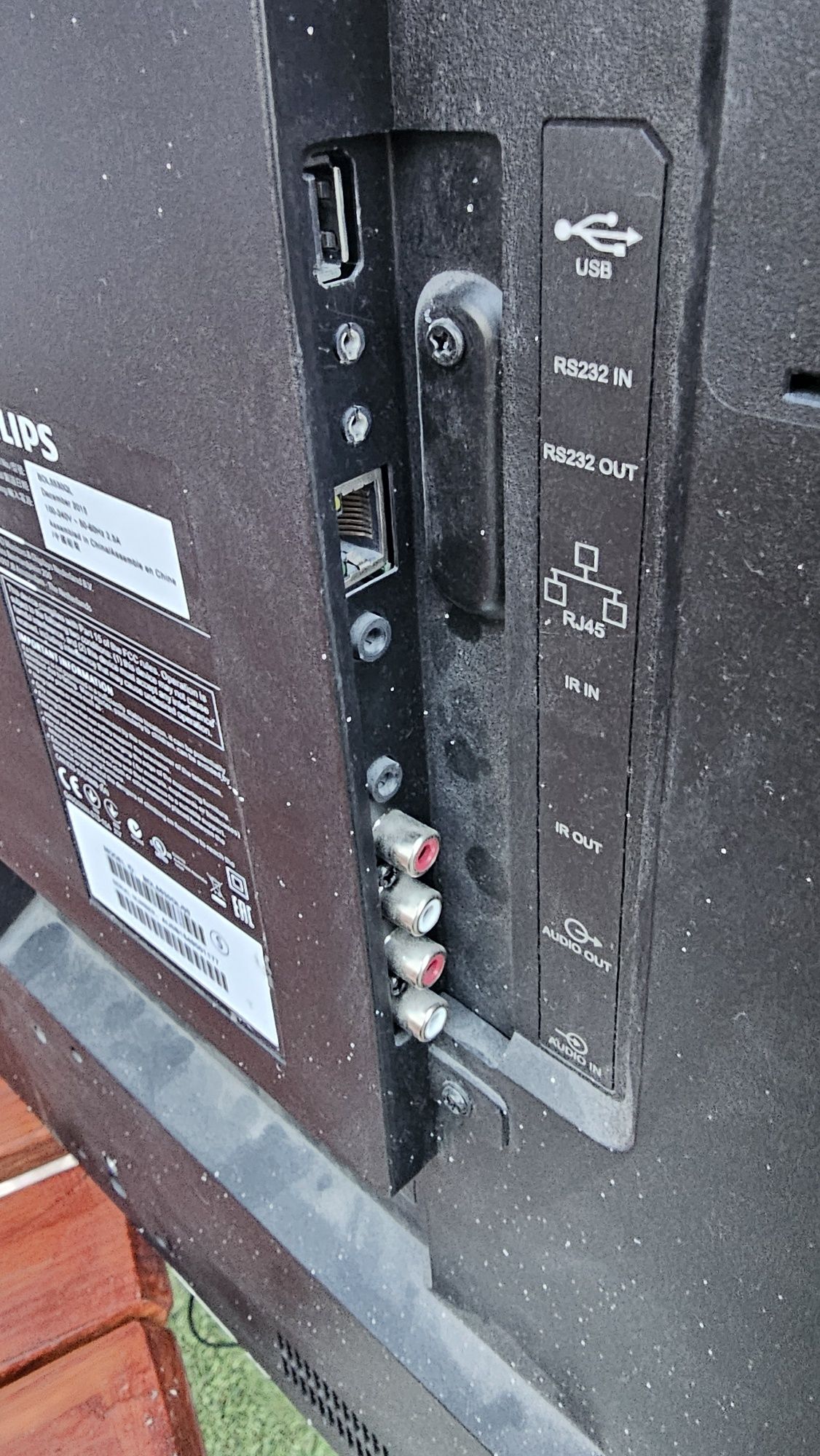 Monitor Philips bdl5530ql Uszkodzony 55 cali