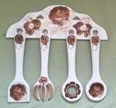 Ceramiczne przybory kuchenne vintage '80
