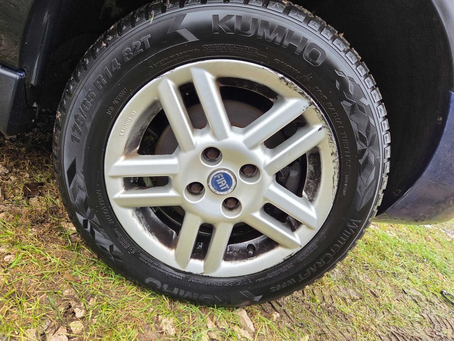 Fiat Doblo Punto felgi aluminiowe 4x98 et37 opony zimowe 175/65/14