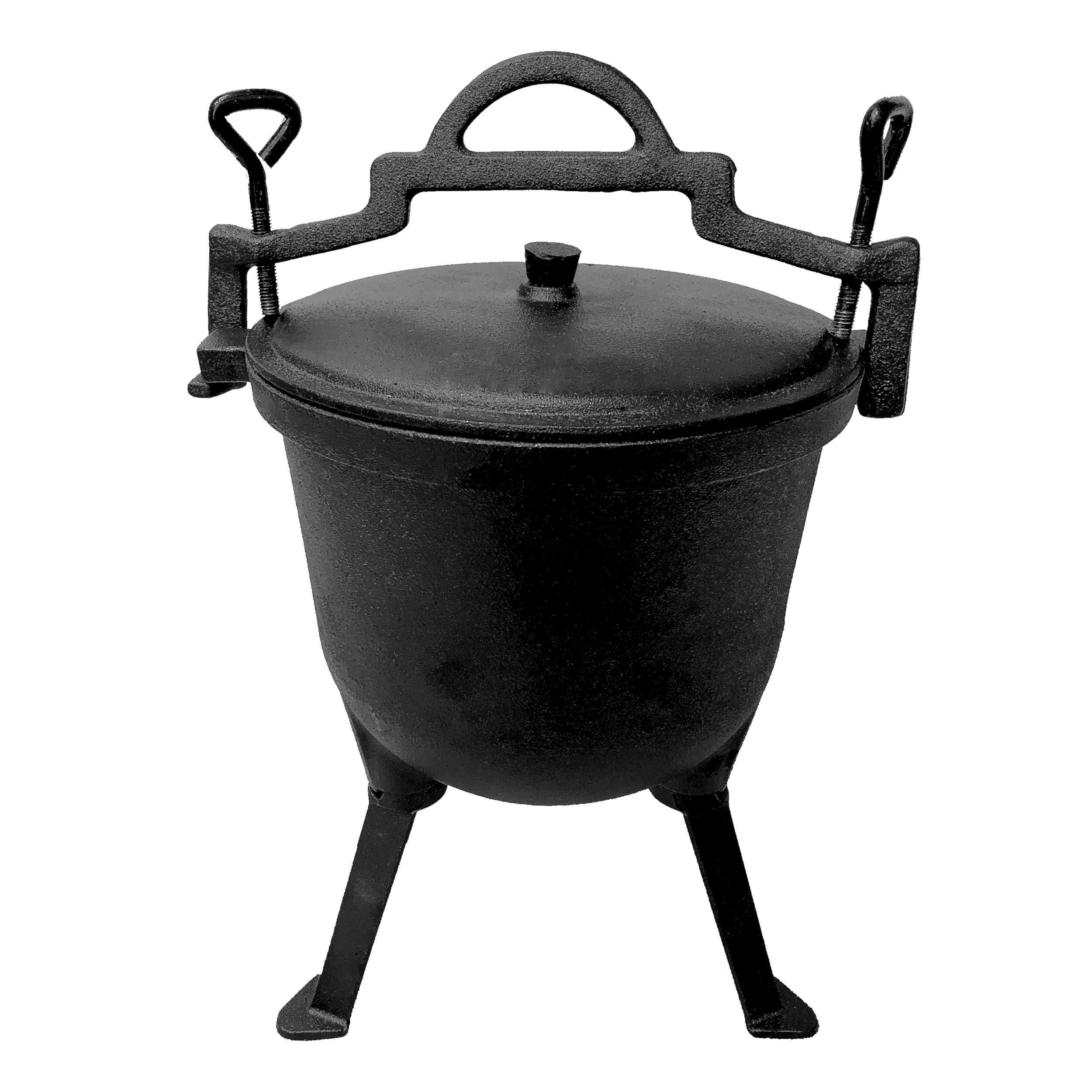 Kociołek myśliwski żeliwny 5L garnek ognisko grill