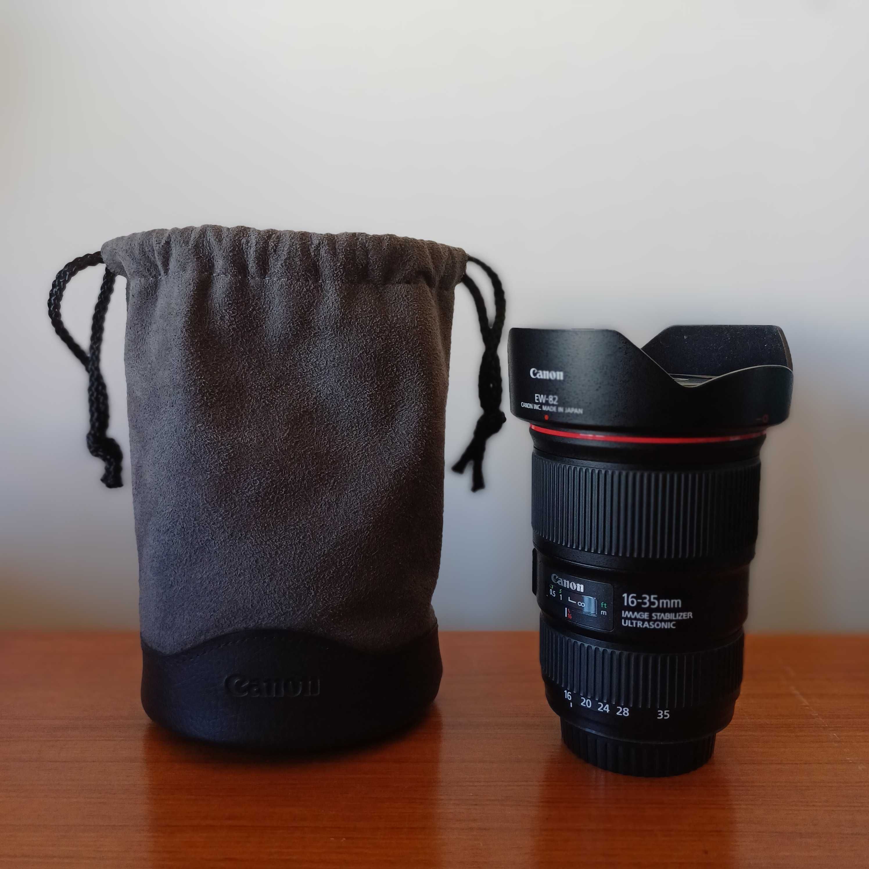 lente zoom Canon EF 16-35mm f/4 L IS USM