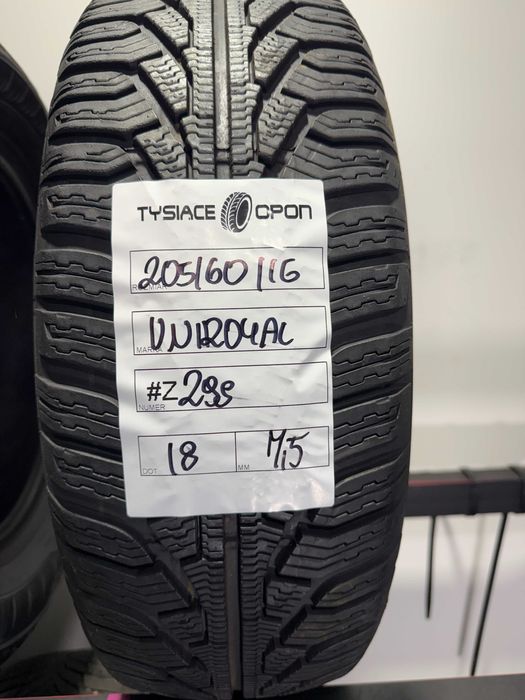 Opony Zimowe 205/60/16 Uniroyal MSPlus77 #Z298