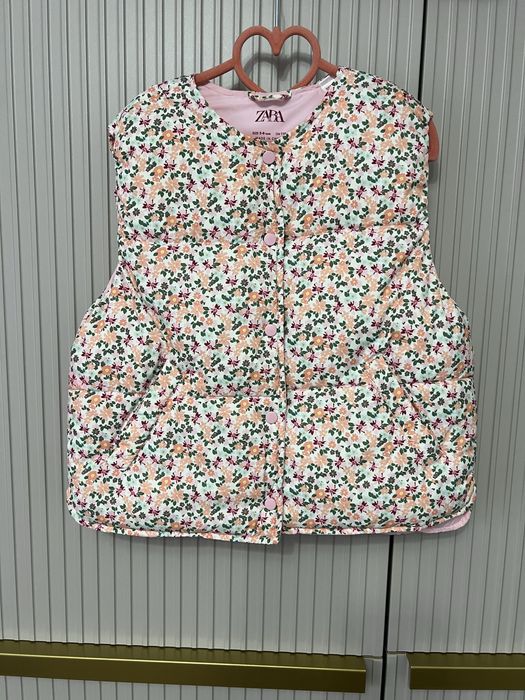 Kamizelka w kwiatki ZARA r.116