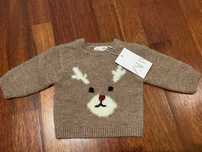 Sweterek | Zara | renifer | rozm. 3-6 m-cy (68 cm)