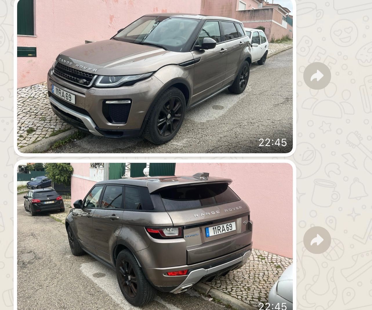 Range Rover Evoque 2016, Diesel,estofos em pele, excelente estado