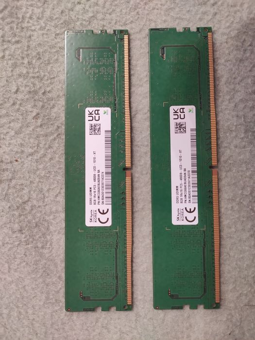 RAM SK Hynix DDR5 16GB 2*8gb PC5-4800B RDIMM ECC