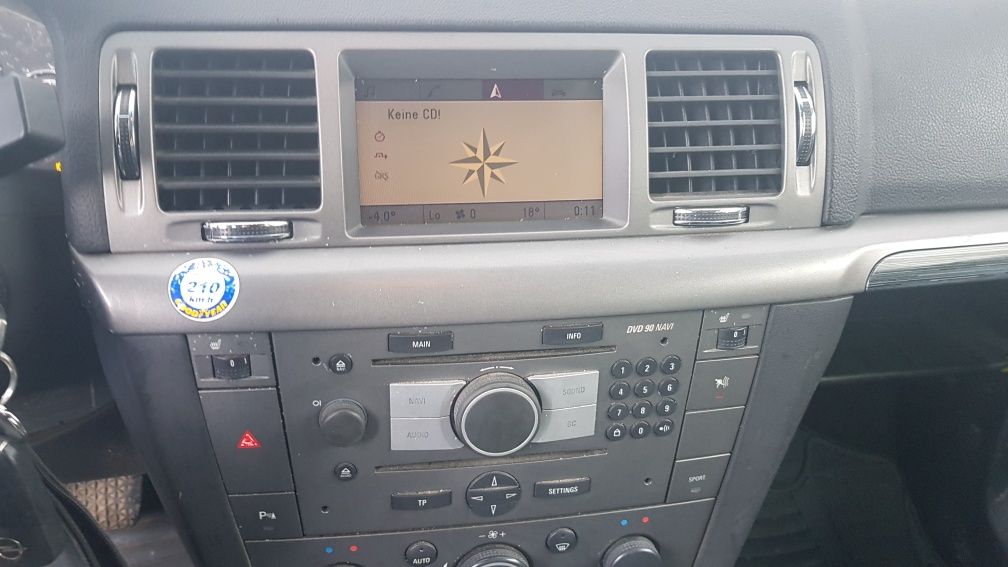 Radio nawigacja Navi DVD 90 opel vectra c signum kolorowe komplet