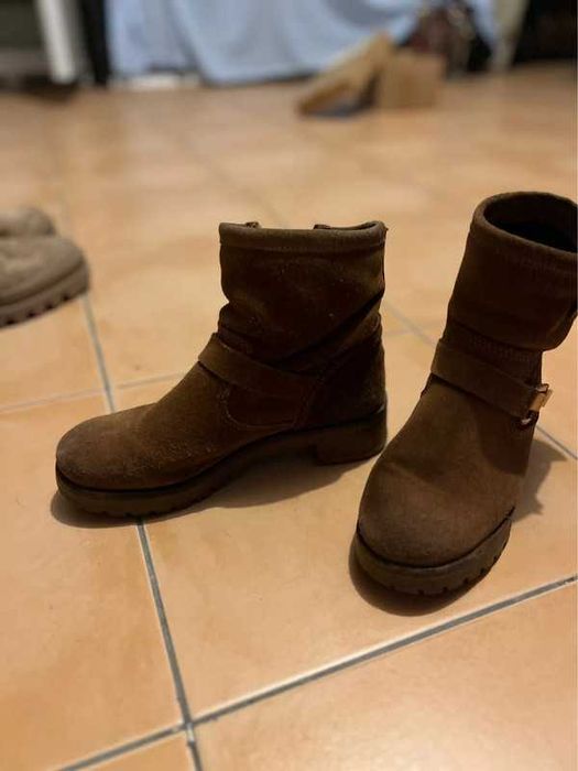 Botins Camurça, tamanho 37