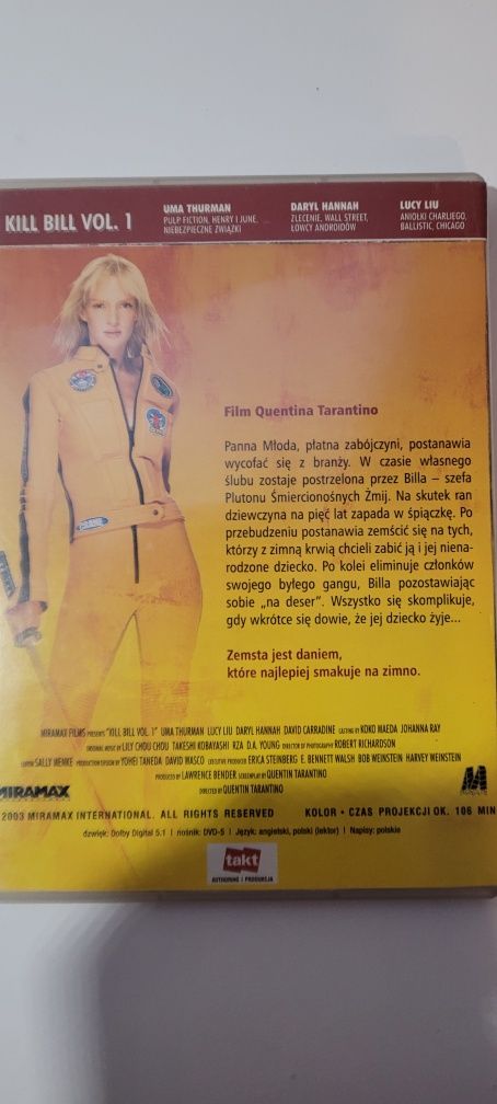 Kill Bill 1 płyta DVD