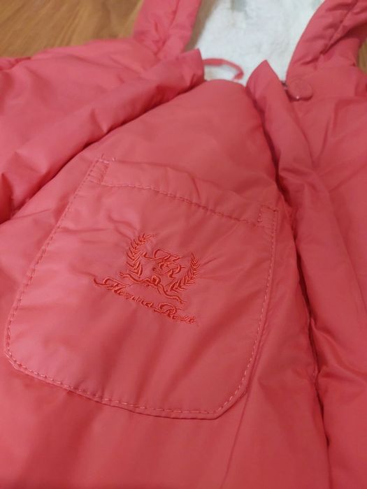 Комбінезон коралового кольору 6/9місяців або 74/80р.