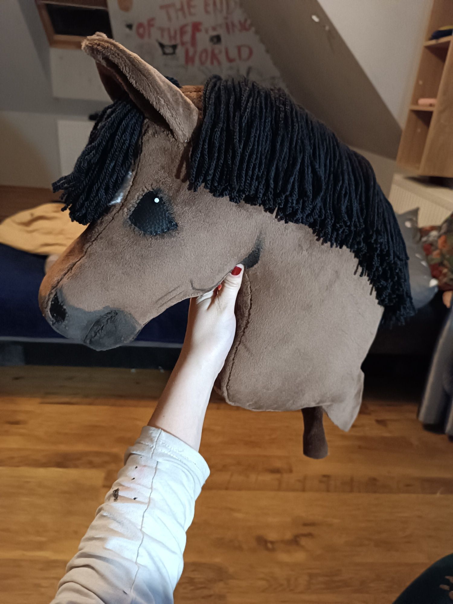 Hobby horse koń na kiju /patyku typu finland