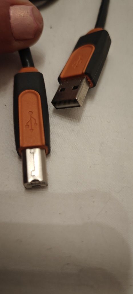 Kabel USB typ B i typ A