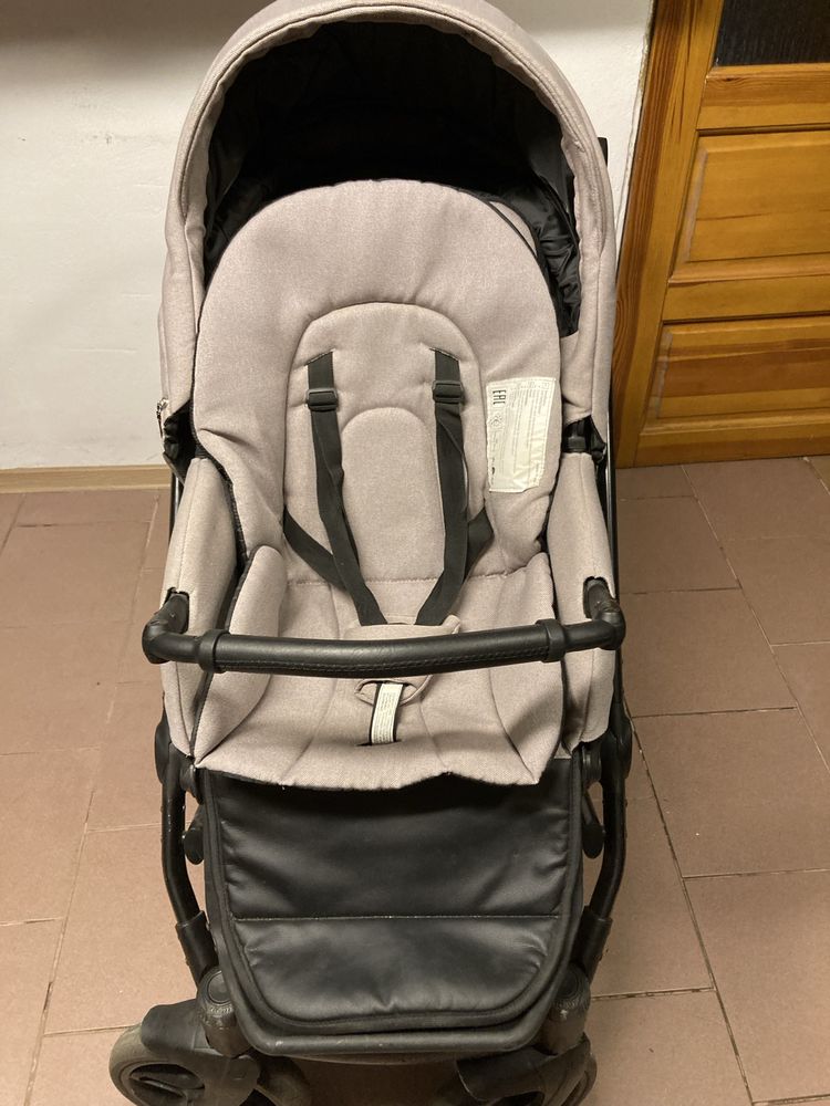Wózek MILU KIDS ATTESO 2w1 / 3w1 / 4w1 z bazą Isofix BEŻOWY