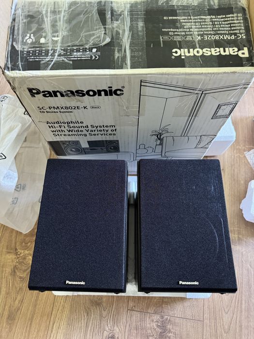 Fabrycznie nowe głośniki kolumny Panasonic SB-PMX70 z SC-PMX802E-K