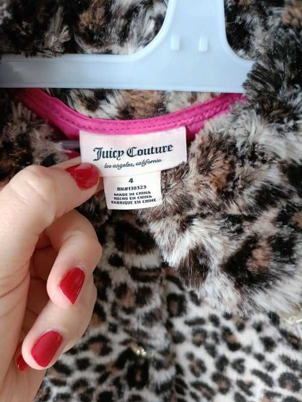 Futerko w panterkę z falbanką wiosenne/jesienne r. 110 Juica Couture