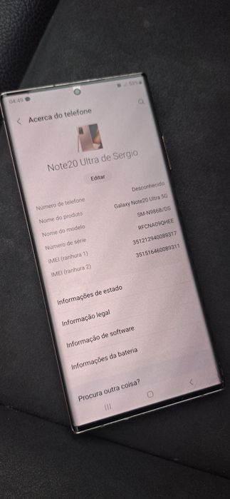 Samsung Galaxy Note 20 ultra5g